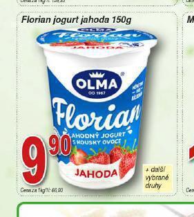 Hruška Florian jogurt nabídka