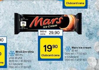 Tesco Mars ice cream nabídka