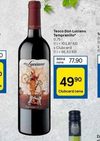 Tesco Tesco don luciano tempranillo nabídka