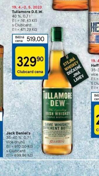 Tesco Tullamore d.e.w. nabídka