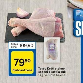 Tesco Krůtí stehno spodní s kostí a kůží nabídka