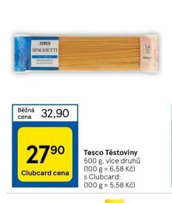 Tesco Tesco těstoviny nabídka