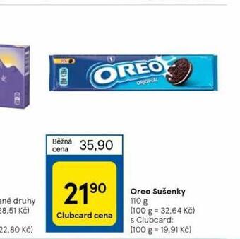 Tesco Oreo sušenky nabídka