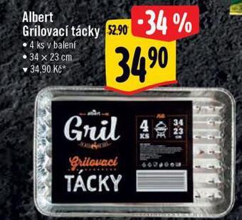 Albert Grilovací tácky nabídka