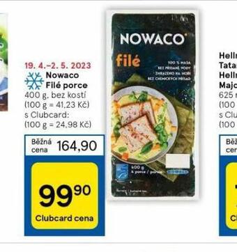 Tesco Nowaco filé porce nabídka
