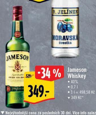 Albert Jameson whiskey nabídka
