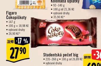 Albert Figaro čokopiškoty nabídka