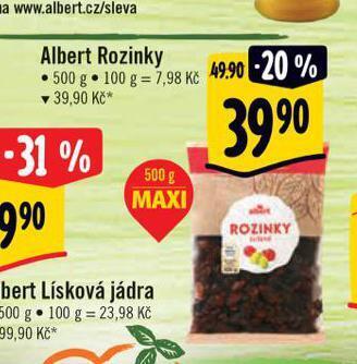 Albert Rozinky nabídka