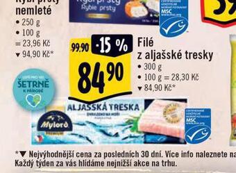 Albert Filé z aljašské tresky nabídka