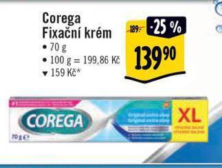Albert Corega fixační krém na zubní náhrady nabídka