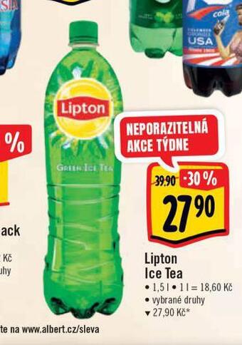 Albert Lipton ice tea nabídka