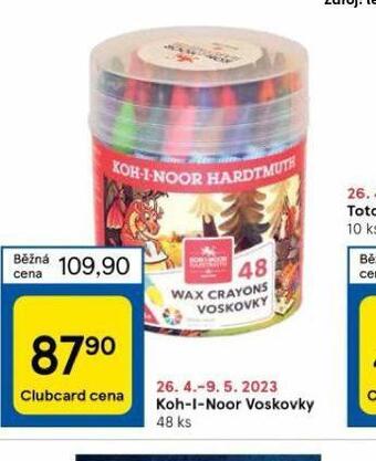 Tesco Koh-i-noor voskovky nabídka