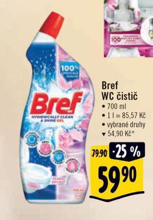 Albert Bref wc čistič nabídka