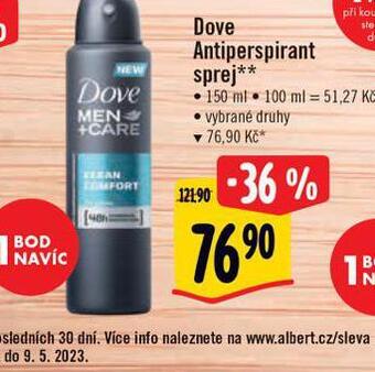 Albert Dove antiperspirant nabídka