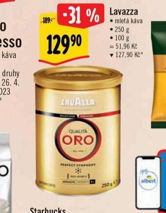 Albert Káva lavazza nabídka