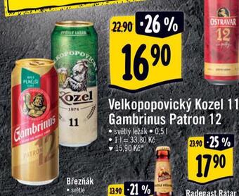 Albert Pivo velkopopovický kozel nabídka