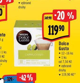 Albert Kávové kapsle dolce gusto nabídka