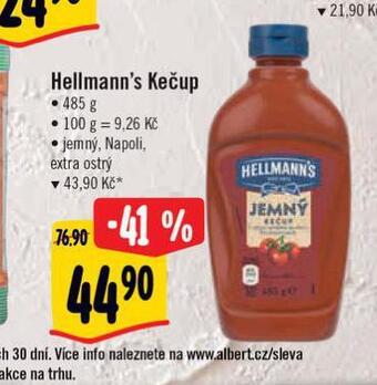 Albert Hellmann's kečup nabídka