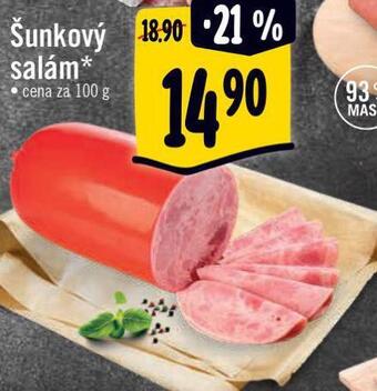 Albert Šunkový salám nabídka