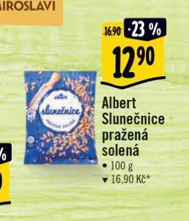 Albert Slunečnice pražená solená nabídka
