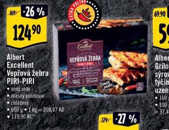 Albert Vepřová žebra piri-piri nabídka