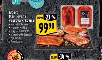 Albert Marinovaná vepřová krkovice nabídka