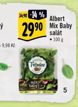 Albert Mix baby salát nabídka