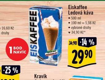 Albert Eiskaffee ledová káva nabídka