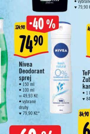 Albert Nivea deodorant sprej nabídka