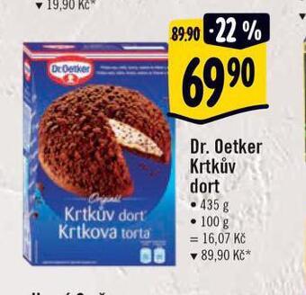 Albert Dr. oetker krtkův dort nabídka