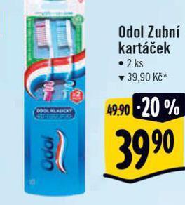 Albert Odol zubní kartáček nabídka