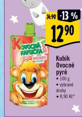 Albert Kubík ovocné pyré nabídka