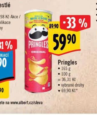Albert Pringles nabídka