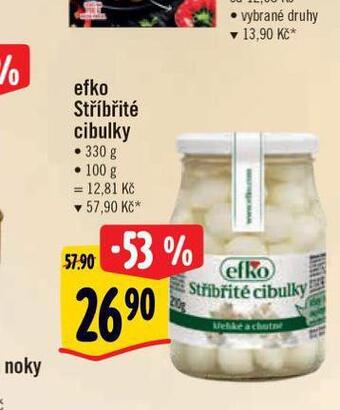 Albert Efko stříbřité cibulky nabídka