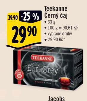 Albert Teekanne čaj nabídka