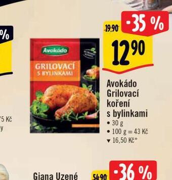 Albert Avokádo grilovací koření s bylinkami nabídka