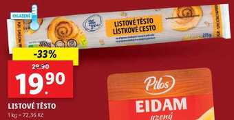 Lidl Listové těsto, 275 g nabídka