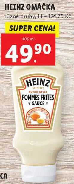 Lidl Heinz omáčka, 400 ml nabídka