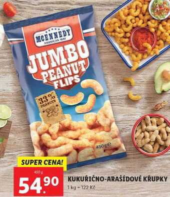Lidl Kukuřično-arašídové křupky, 450 g nabídka