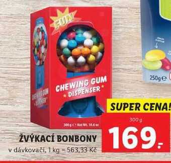 Lidl Žvýkací bonbony, 300 g nabídka