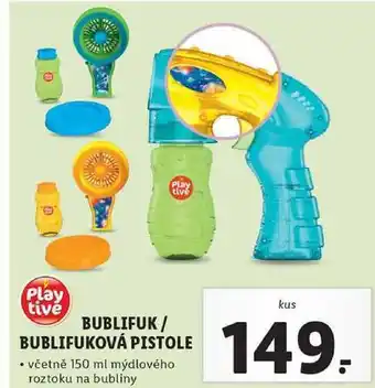 Lidl Bublifuk / bublifuková pistole nabídka
