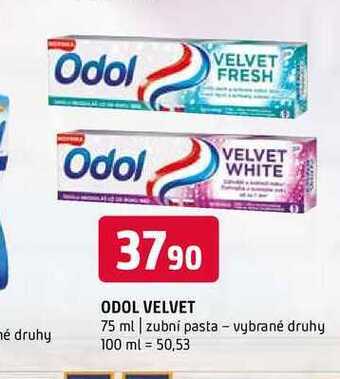 Odol velvet 75 ml | zubní pasta