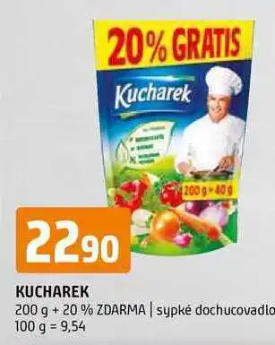 Terno Kucharek zeleninové ochucovadlo 200g + 20% zdarma nabídka