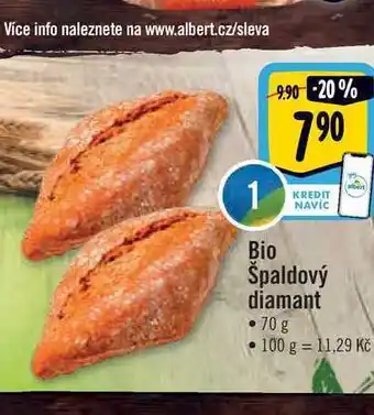 Albert Bio špaldový diamant • 70 g nabídka