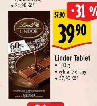 Albert Lindor tablet 100 g nabídka