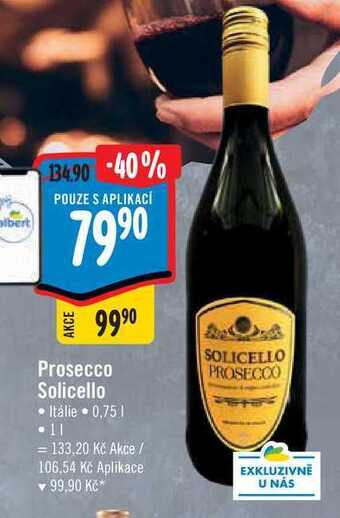 Albert Prosecco solicello 0,75 l nabídka