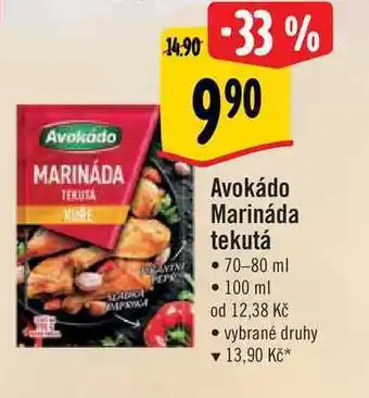 Albert Avokádo marináda tekutá • 70-80 ml nabídka