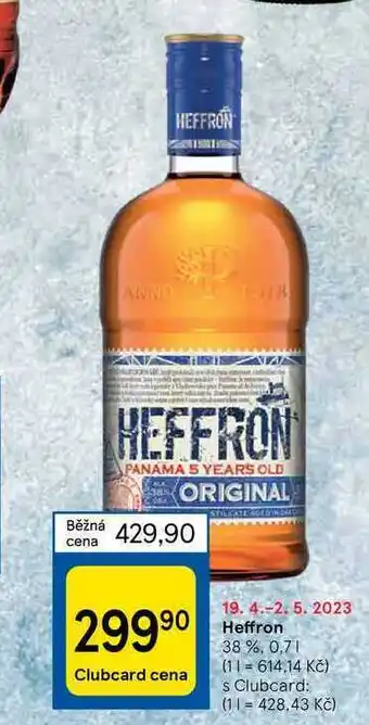 Tesco Heffron 38 %, 0.7 l nabídka