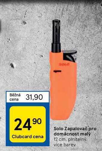 Solo zapalovač pro domácnost malý 12 cm