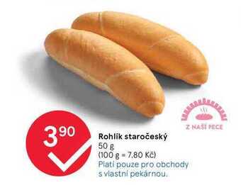 Rohlík staročeský 50 g